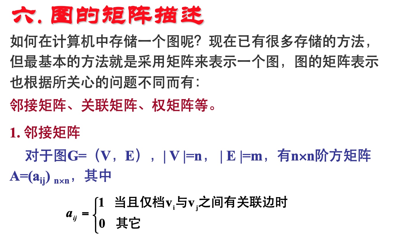 图的矩阵描述